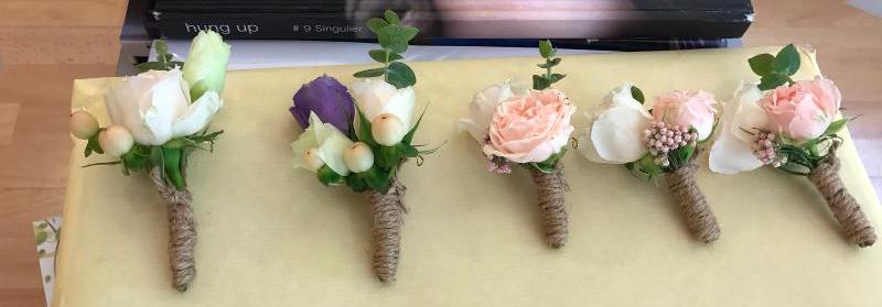 Fleurs pour un mariage Pascaline Coiffure à Colmar - 16