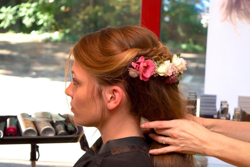 Coiffure de mariage tresses